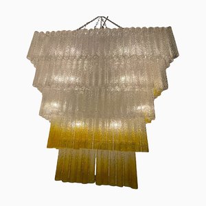 Large Textured Glass Chandelier, 1980s-JJC-1789846