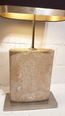 Large Textured Shell Limestone Table Lamp by Albert Tormos, 1970s-PCJ-1240988