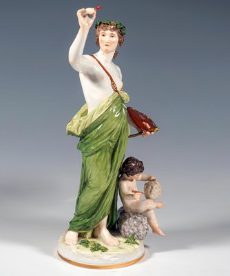 Large The Painting Allegory Figurine attributed to Johann Christian Hirt for Meissen, 1885-EMT-1725827