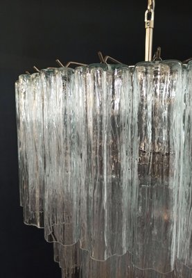 Large Three-Tier Murano Glass Tube Chandelier with 52 Glasses, 1990s-FHZ-1818579