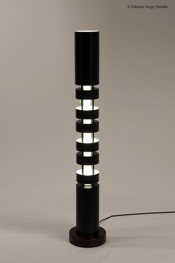 Large Totem Column Lamp by Serge Mouille