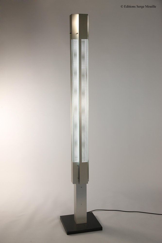 Large Totem Column Lamp by Serge Mouille