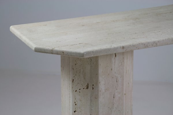 Large Travertine Console, Italy, 1970s-OTV-1727699