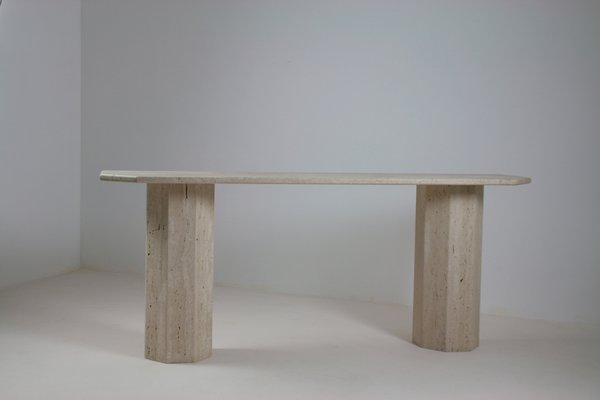 Large Travertine Console, Italy, 1970s-OTV-1727699