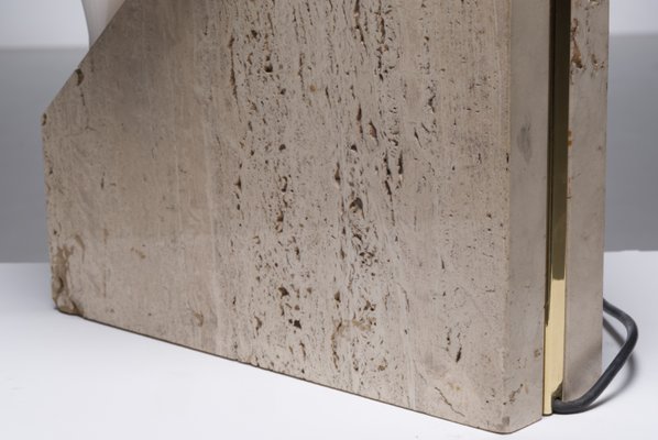 Large Travertine Table Lamp-HZO-1060762