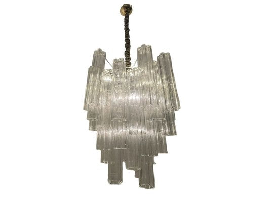 Large Tronchi Murano Glass Chandelier, 1980s-JJC-1796054