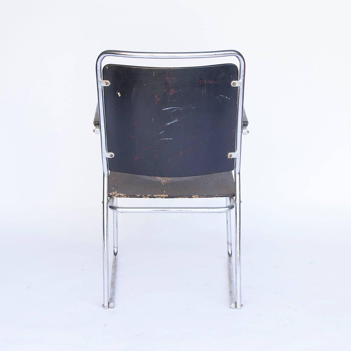 Large Tubular Side Chair, 1930s