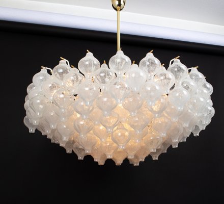 Large Tulipan Glass Chandelier from Kalmar, 1960s-UGR-1736575