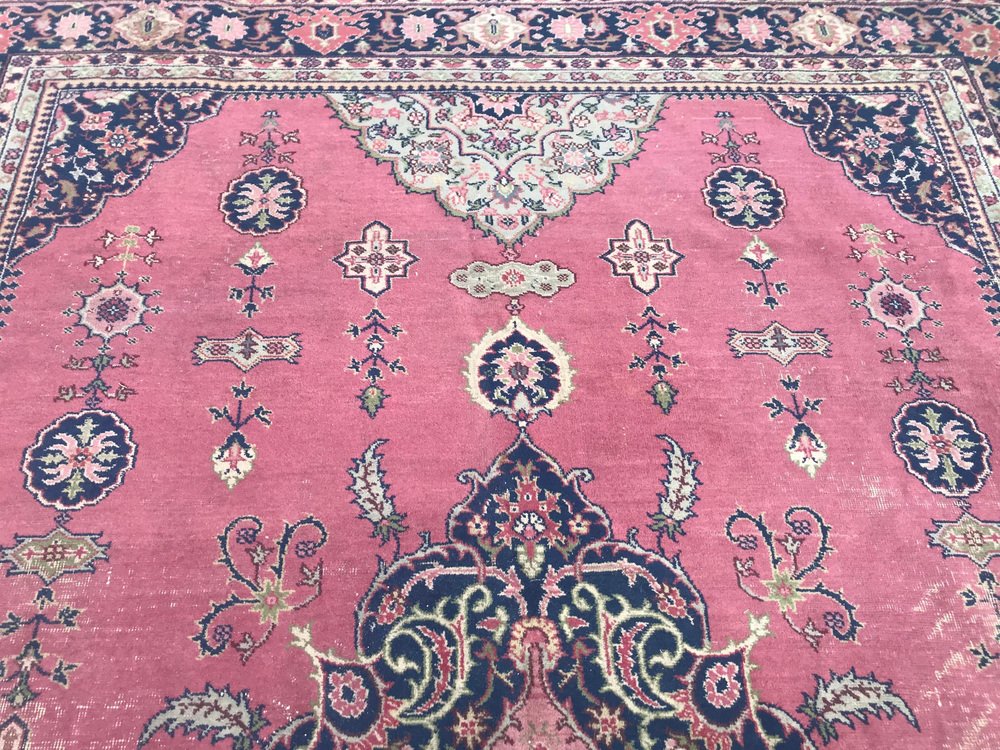 Large Turkish Pink Sparta Rug