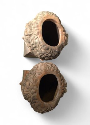 Large Tuscan Terracotta Planters, 1930s-FDW-2039632