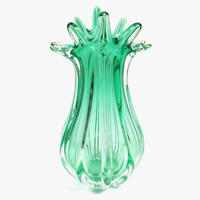 Large Twisted Murano Glass Vase from Seguso, Italy, 1960s-BMM-1167785