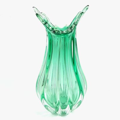 Large Twisted Murano Glass Vase from Seguso, Italy, 1960s-BMM-1167785