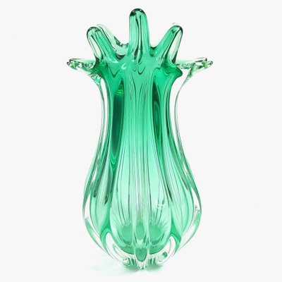 Large Twisted Murano Glass Vase from Seguso, Italy, 1960s-BMM-1167785