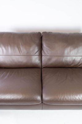 Large Two Seater Sofa in Brown Leather from Italsofa-UY-980688