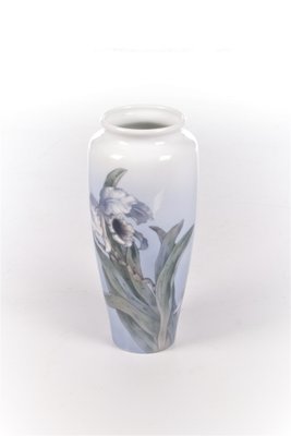 Large Vase in Porcelain with Painted Trumpet Flower from Royal Copenhagen-EZZ-1351813