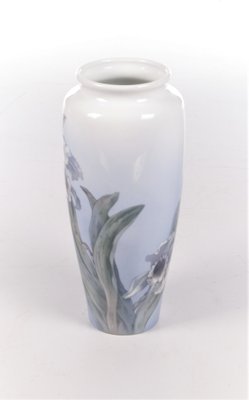 Large Vase in Porcelain with Painted Trumpet Flower from Royal Copenhagen-EZZ-1351813