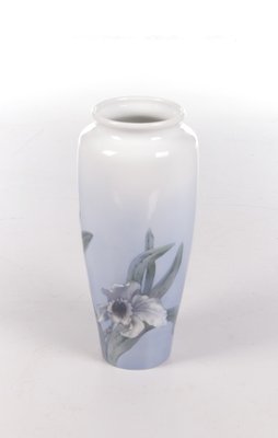 Large Vase in Porcelain with Painted Trumpet Flower from Royal Copenhagen-EZZ-1351813