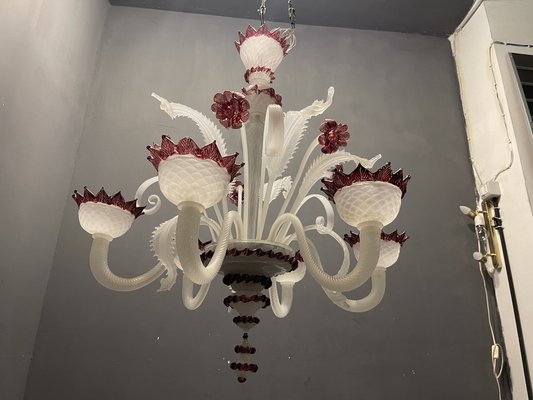 Large Venetian Glass Chandelier, 1970s-JJC-1721016