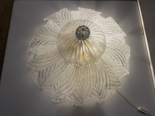 Large Venetian Murano Glass Flush Mount, 1960s-JJC-1384449