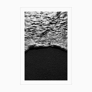 Large Vertical Black and White Seascape of Foamy Shore, Sugimoto Style, Shore 2021-RWC-965358