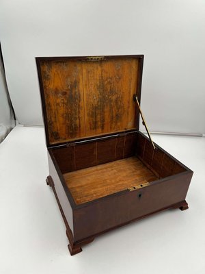 Large Victorian Box in Mahogany & Oak, England, 1840s-NNB-1399365