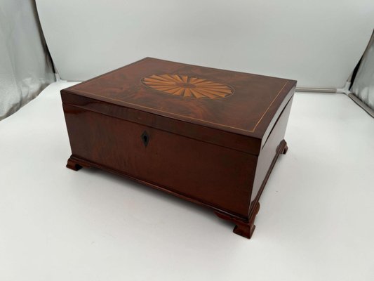 Large Victorian Box in Mahogany & Oak, England, 1840s-NNB-1399365