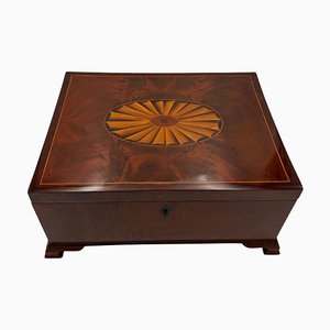 Large Victorian Box in Mahogany & Oak, England, 1840s-NNB-1399365