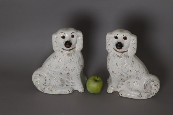 Large Victorian Sitting Staffing Shear Dogs, 1890s, Set of 2-ESB-1730341