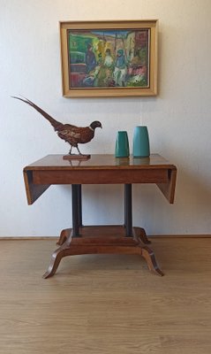 Large Victorian Style Adjustable Side Table, 1950s-ZEF-1757843