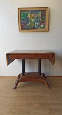 Large Victorian Style Adjustable Side Table, 1950s-ZEF-1757843