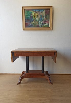 Large Victorian Style Adjustable Side Table, 1950s-ZEF-1757843