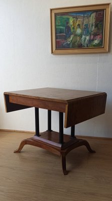 Large Victorian Style Adjustable Side Table, 1950s-ZEF-1757843