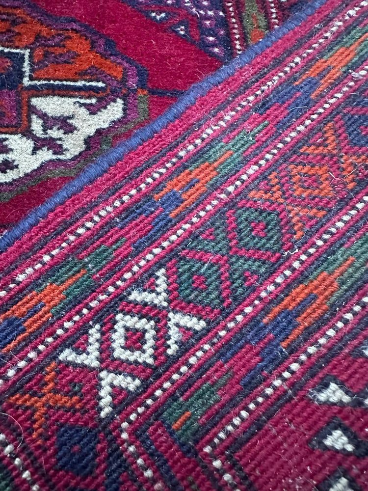 Large Vintage Bokhara Rug, 1980s