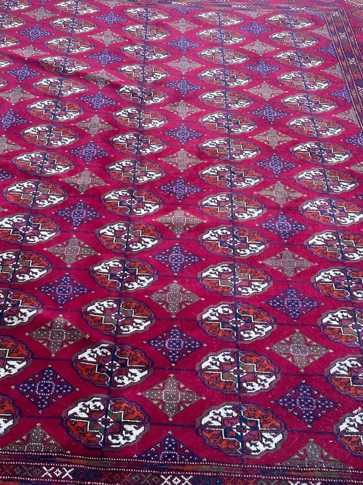 Large Vintage Bokhara Rug, 1980s