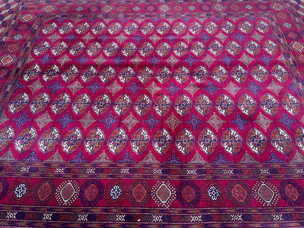 Large Vintage Bokhara Rug, 1980s