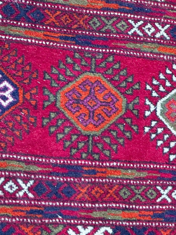 Large Vintage Bokhara Rug, 1980s