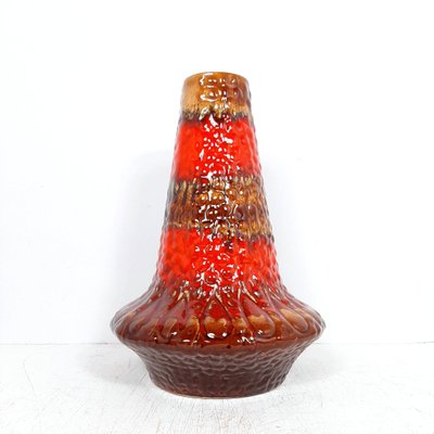 Large Vintage Ceramic Lava Vase from KIL Liboje, 1960s-WQC-843175