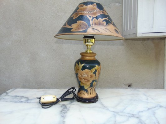 Large Vintage Ceramic Table Lamp-CAQ-701700