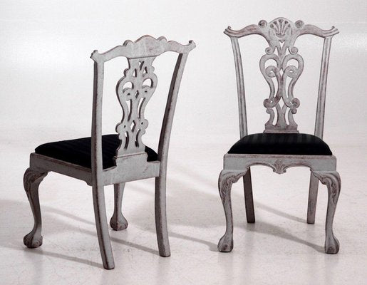 Large Vintage Chairs, Set of 8-SA-1231790