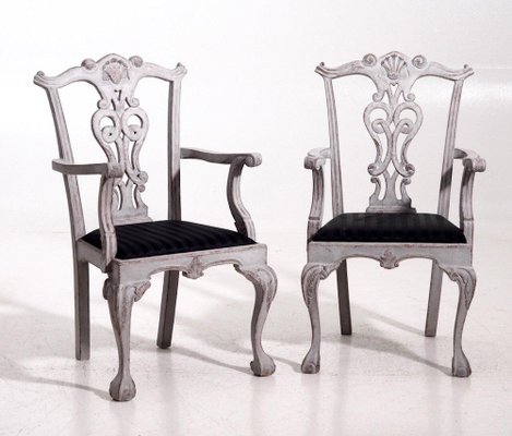 Large Vintage Chairs, Set of 8-SA-1231790