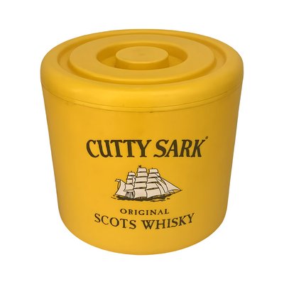 Large Vintage Cutty Sark Yellow Ice Bucket-WUW-2028038