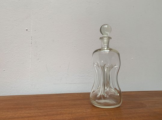 Large Vintage Danish Glass Kluk Kluk Bottle from Holmegaard, 1970s-UAH-1436252