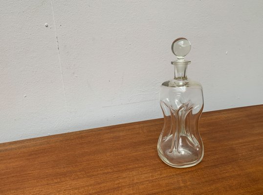 Large Vintage Danish Glass Kluk Kluk Bottle from Holmegaard, 1970s-UAH-1436252