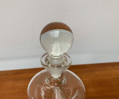 Large Vintage Danish Glass Kluk Kluk Bottle from Holmegaard, 1970s-UAH-1436252