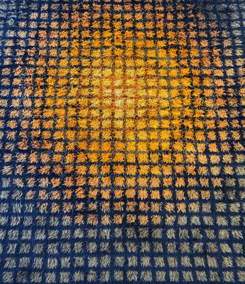 Large Vintage Danish Rya Rug by Verner Panton Finlandia, 1960s-RSE-2018513