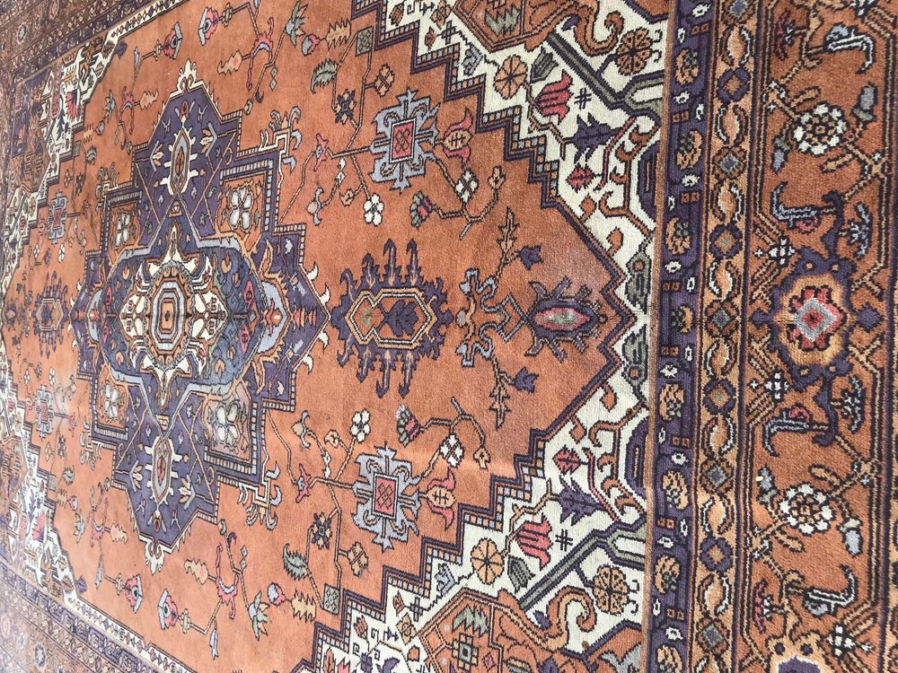 Large Vintage European Heriz Style Rug