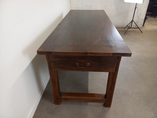 Large Vintage Farm Table, 1960s-TUK-2041364