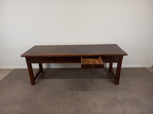 Large Vintage Farm Table, 1960s-TUK-2041364