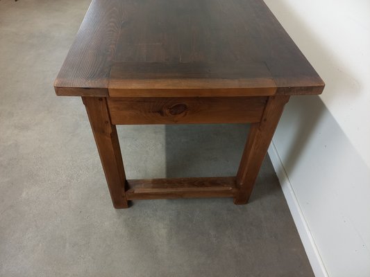 Large Vintage Farm Table, 1960s-TUK-2041364