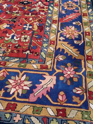 Large Vintage French Janus Rug-YMM-1062230